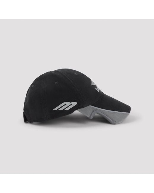 Balenciaga Black American Football Cap