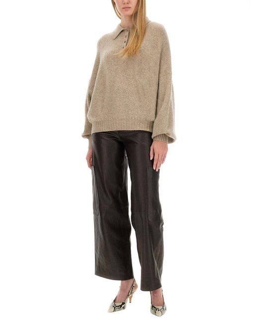 Khaite Black Regular Fit Pants