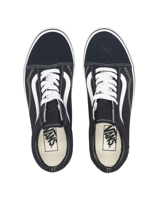 Baskets Noir+Blanc Vans en coloris Black
