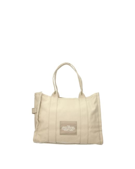 Marc Jacobs Natural Borse A Spalla Tote Donna Tessuto/Sabbia Chiaro