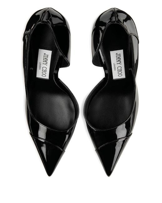 Jimmy Choo 100 Mm Brigitte Pumps Met Puntige Neus in het Black