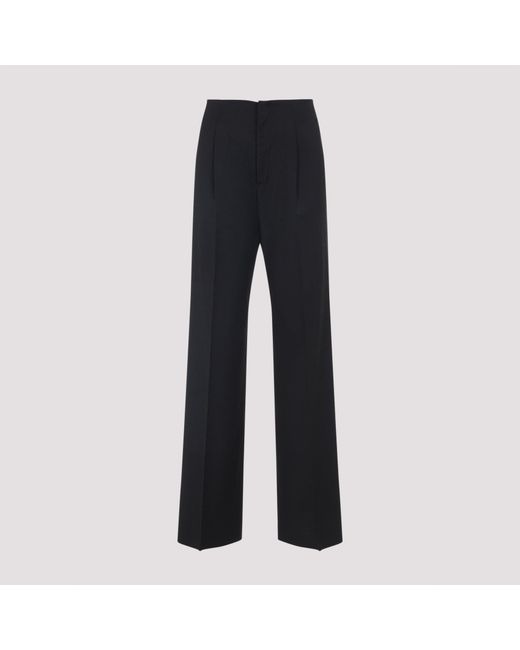 Alberta Ferretti Blue Tropical Pants