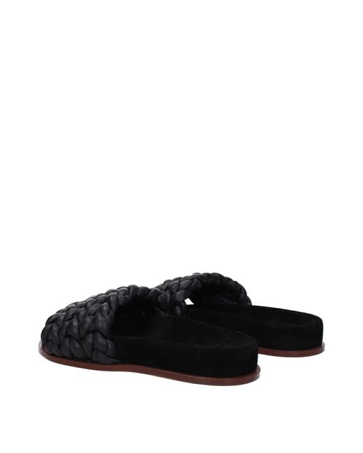 Chloé Chloé Slippers En Hoeven Kacey Dames Leer Zwart in het Black