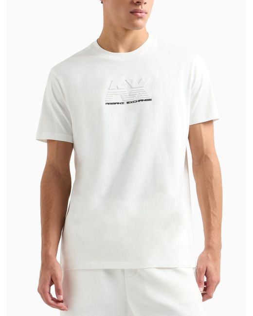 Armani intercambia camisetas y polos beige ARMANI EXCHANGE de hombre de color White