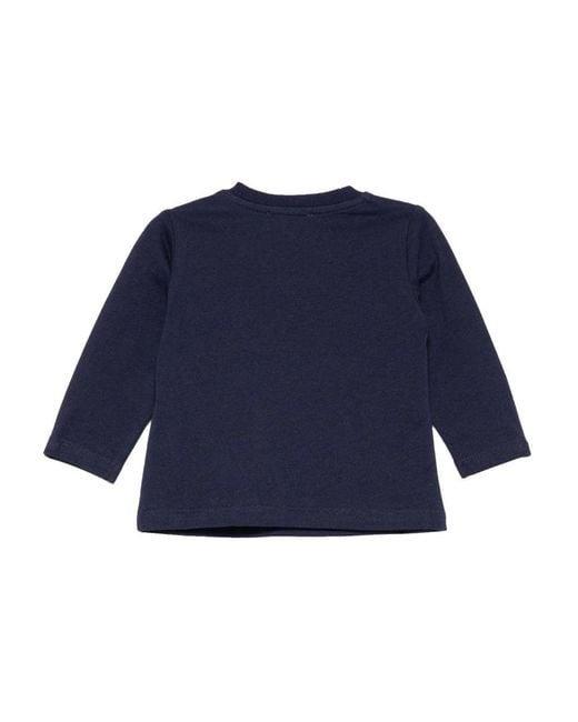 Moschino Blue T Shirt With Logo