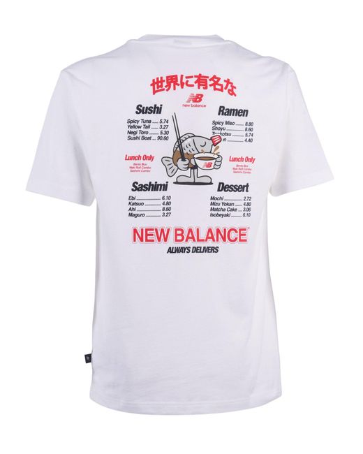 New Balance White Ramen T Shirt