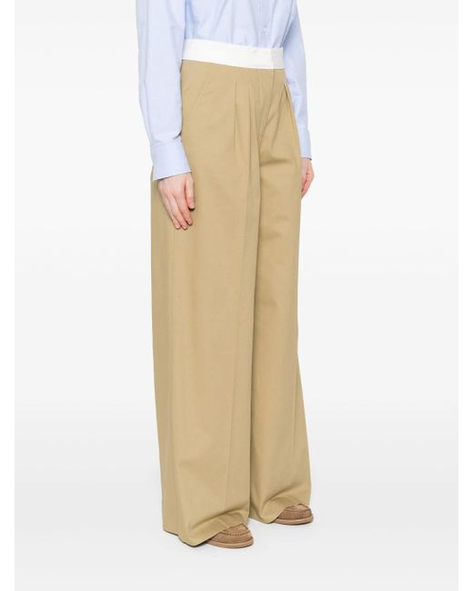 Officine Generale Natural Elia Pants Twill Cot Piedye