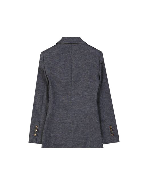 Brunello Cucinelli Wollen Blazer in het Blue