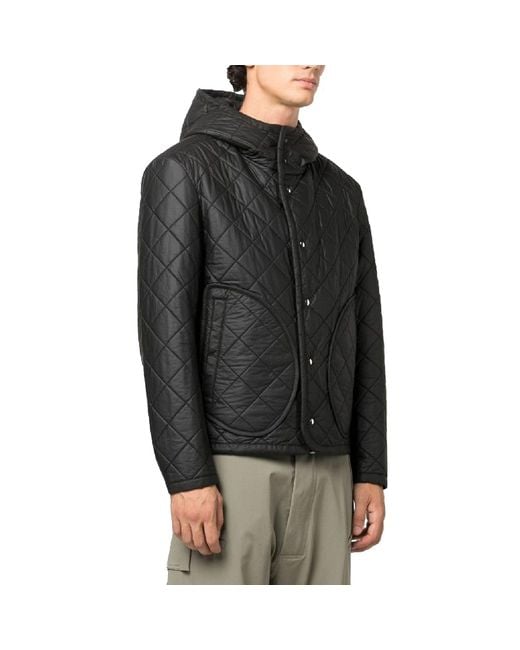 Craig Green Black Down Quilted Jacket for men