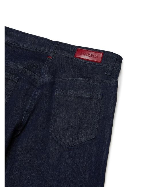 MAX&Co. Blue Maxp1F Wide Cropped