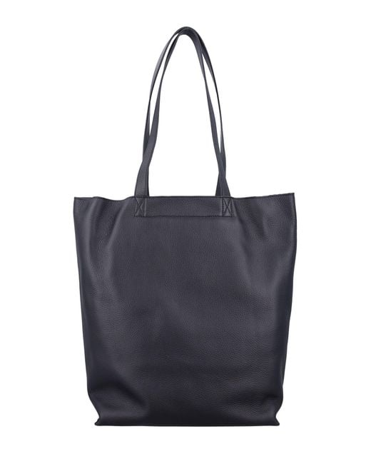 A.P.C. Blue A. P.C. Leather Tote Bag, 37 X 28.5 X 15 Cm