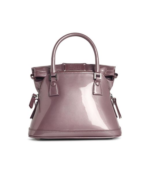 Maison Margiela Pink Micro '5Ac Classique' Leather Bag