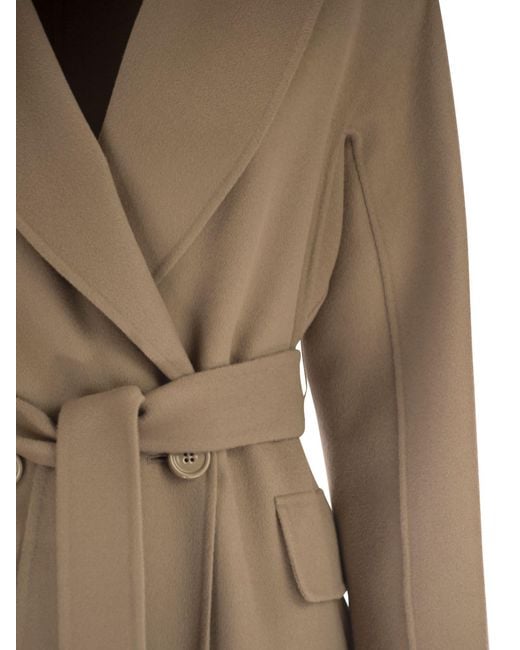 Max Mara Natural Enzo Oversized Wool Coat