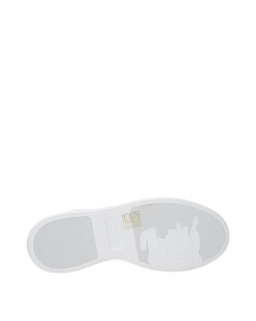 Burberry White Sneakers Leather/Sand