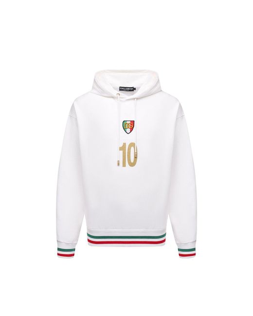 Dolce & Gabbana Hoodie Sweatshirt in White für Herren
