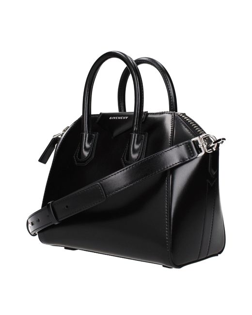 Givenchy Black Antigona Handbag Leather