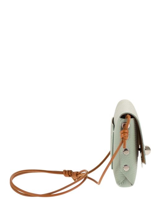 Zanellato Green Postina Lettera Small Leather Bag