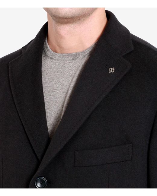 Tagliatore Black Coats for men
