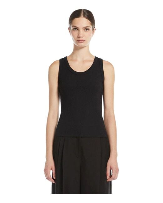 Weekend by Maxmara Black Multic Top