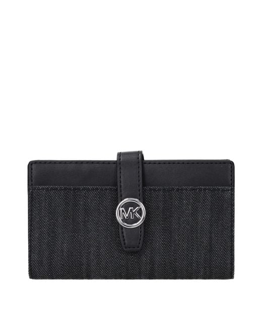 Michael Kors Black Greenwich Fabric Wallet