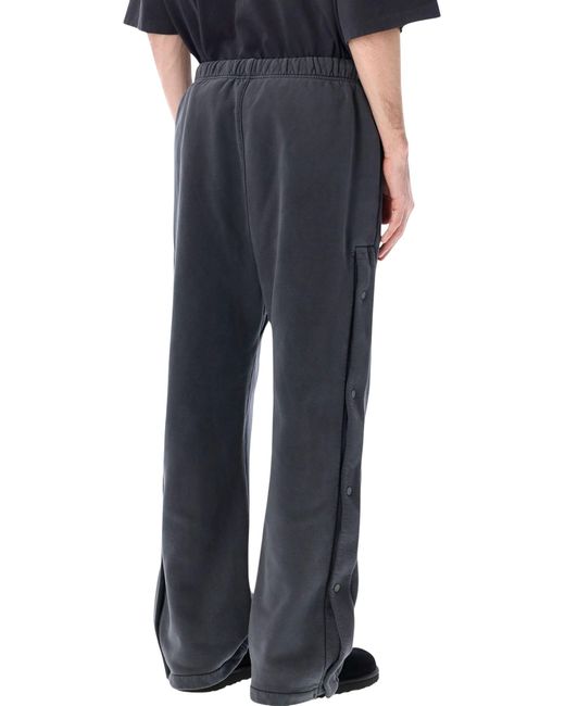 Essentials x Fear Of God Black Heavy Fleece Tearaway Sweatpant