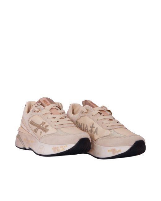 Premiata Pink Sneakers Moerund Offwhite