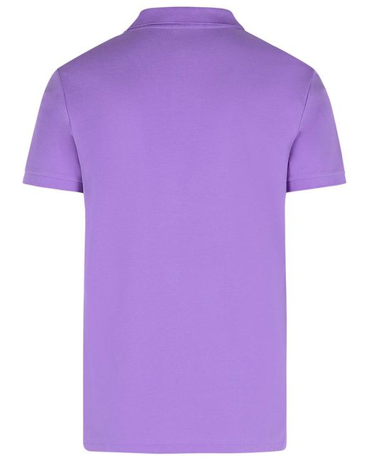 Polo Ralph Lauren Purple Cotton Polo Shirt for men