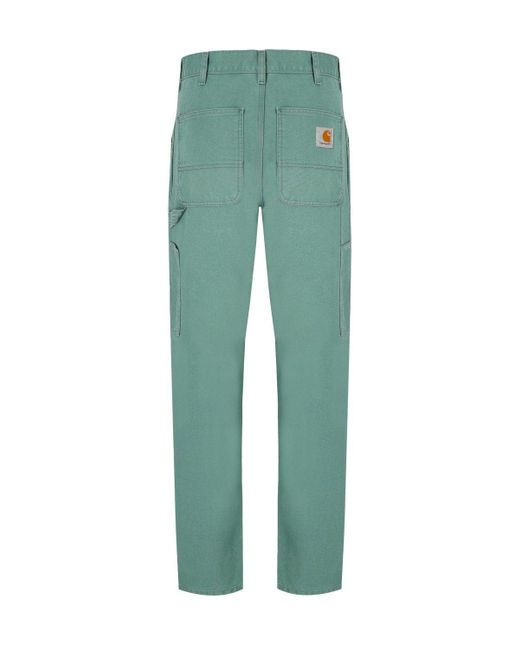 Carhartt Green Single Knee Pine Trouser for men