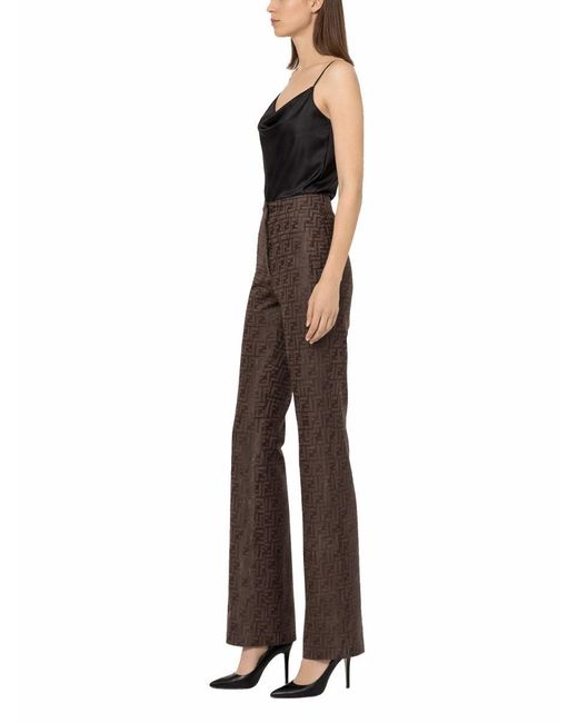 Fendi Brown Ski Pants