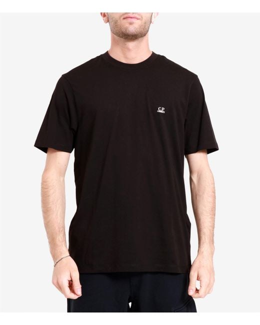 C P Company Black T Shirts And Polos
