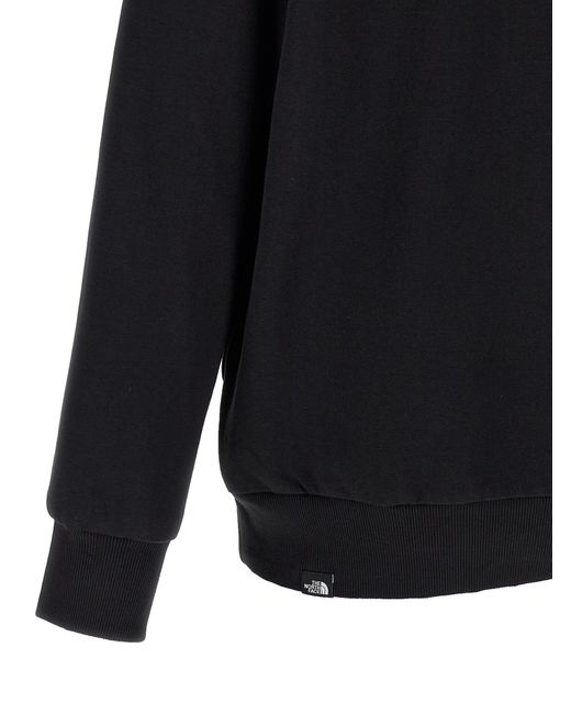 The North Face 'simple' Hoodie in het Black voor heren