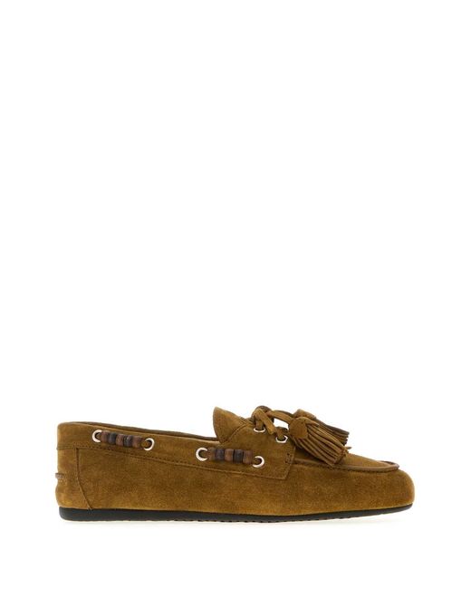 Miu Miu Green Moccasters