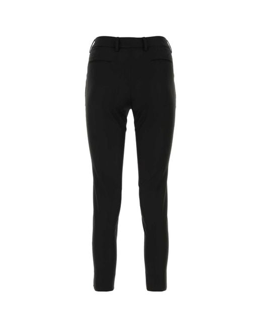 PT Torino Black Stretch Viscose Pant
