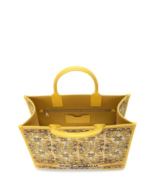 Dolce & Gabbana Dg Dagelijkse Middelgrote Draagtas in het Metallic