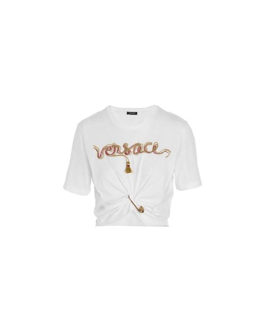 T-Shirts Versace de color White