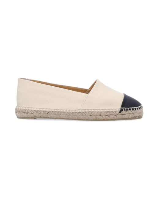 Scarpe Pianeggianti di Castaner in White