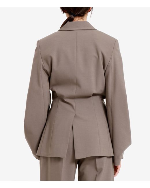 Erika Cavallini Semi Couture Brown Jackets
