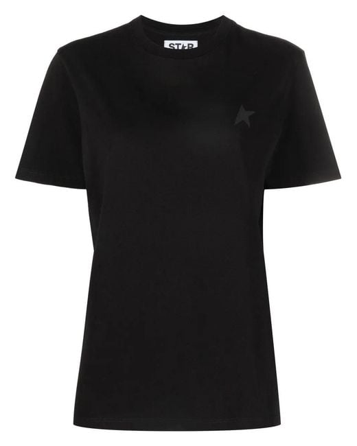 Golden Goose Deluxe Brand Red Star W's Regular T Shirt Small Star/ Blackboard