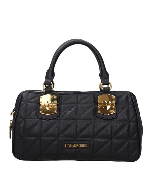 Love Moschino Hou Van Moschino Handtassen Vrouwen Polyurethaan Zwart in het Black