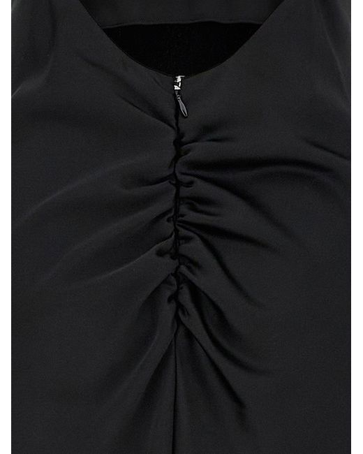 ANDAMANE De Andamane 'ninfa' Jurk in het Black