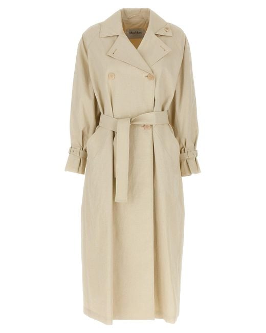 'Ronco' gabardina Max Mara de color Natural