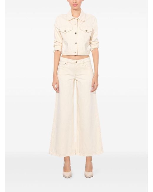 Alice + Olivia Slay Ligners Pantalons Alice + Olivia en coloris White