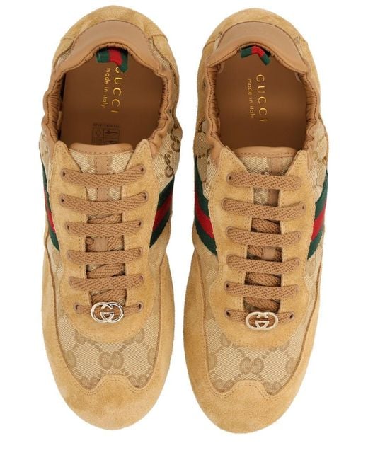 Gucci Brown "Shift" Sneaker