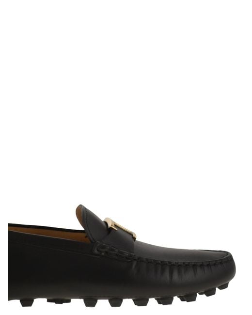 Tod's Black Bubble T Timeless Leather