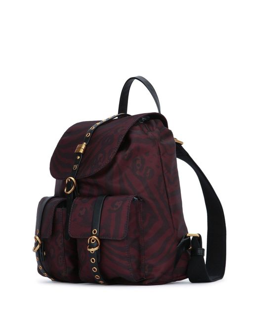 Pinko Purple Backpack Classic Nylon