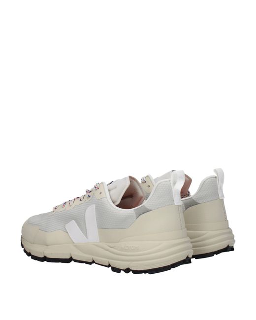 Veja White Sneakers Dekkan Uomo Tessuto/Naturale for men