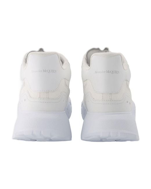 McQueen White New Court Sneakers