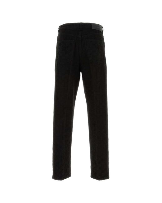 Ferragamo Black Cotton Pant for men