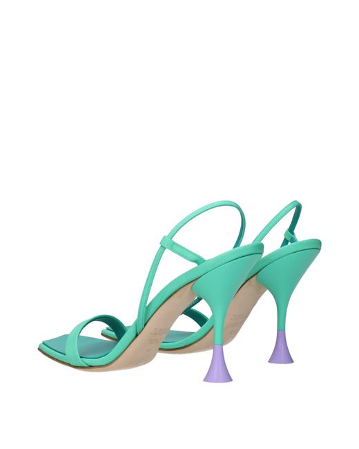 3Juin Green 3 Juin Sandals Ischia Fabric/Mint