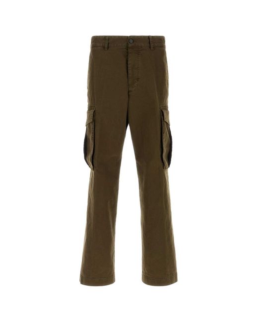 DSquared² Green Olivecargo Pants for men
